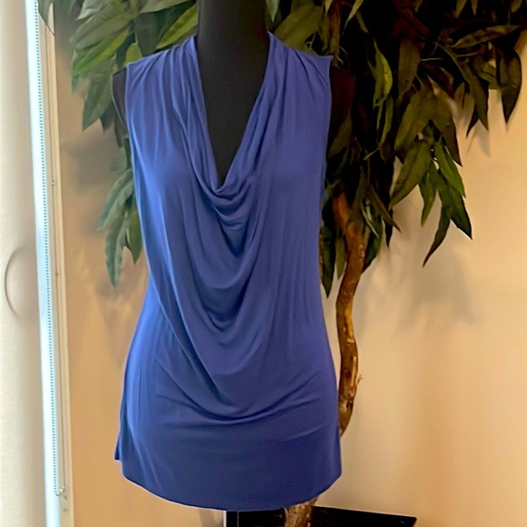 (EUC) Bisou Bisou Cowl Neck Top - Picture 1 of 4